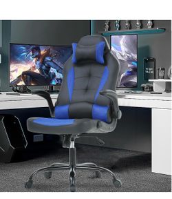 Gaming chair new in box!! Blue or white available