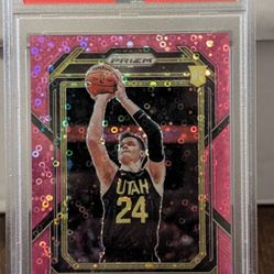 Walker Kessler RC Pink Fastbreak Prizm PSA 10 Pop 5!