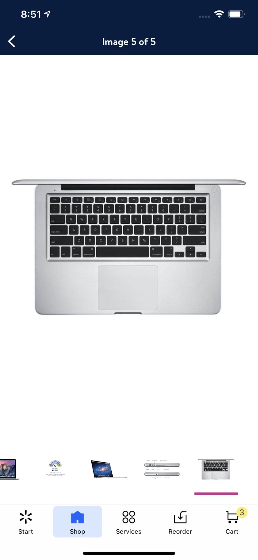 Refurbished Apple MacBook Pro 13.3 Laptop LED Intel i5 3210M 2.5GHz 4GB 500GB - MD101LLA