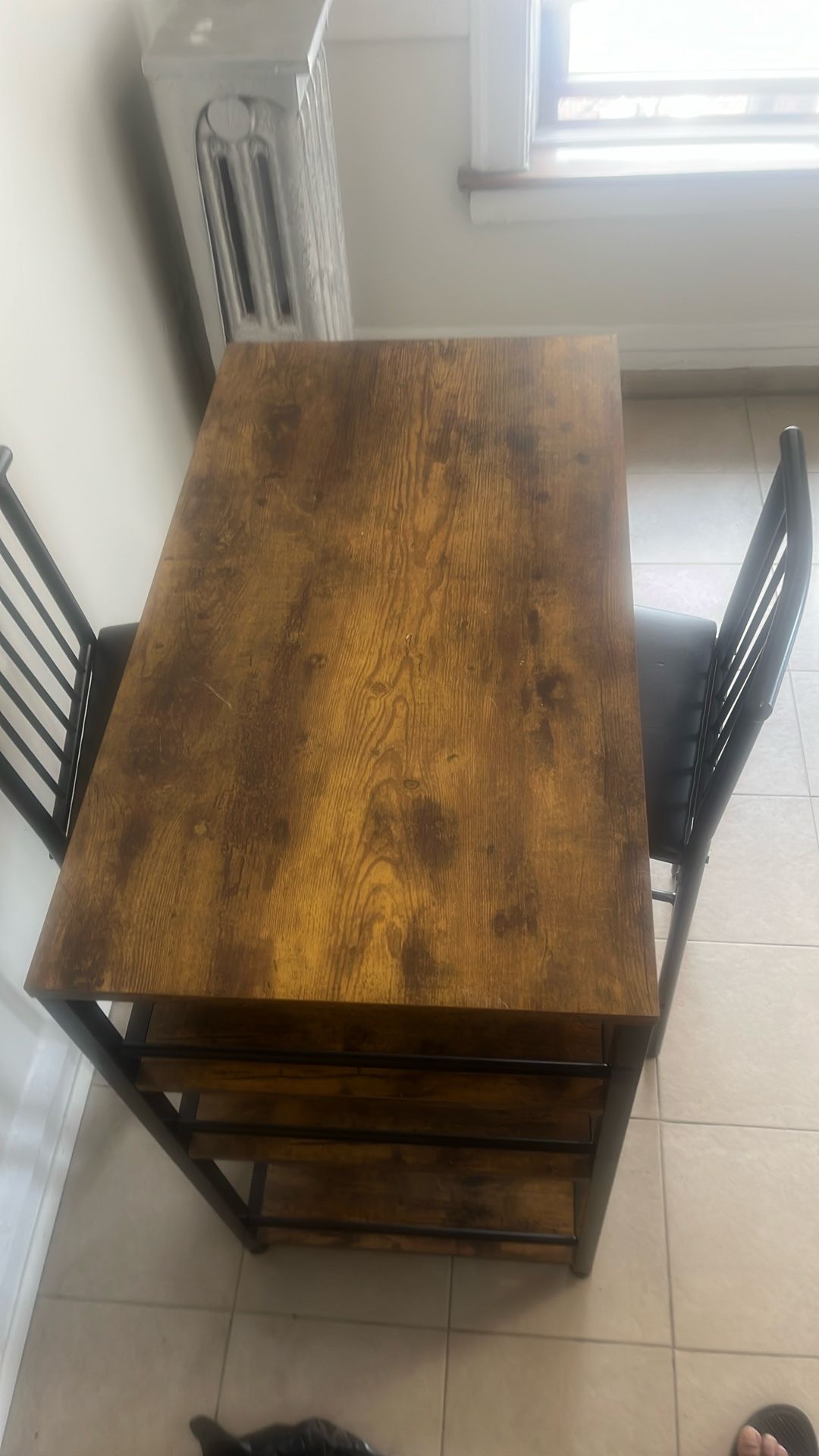 Small Wooden Table With 2 Chairs