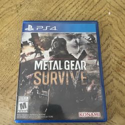 Metal Gear Survive 