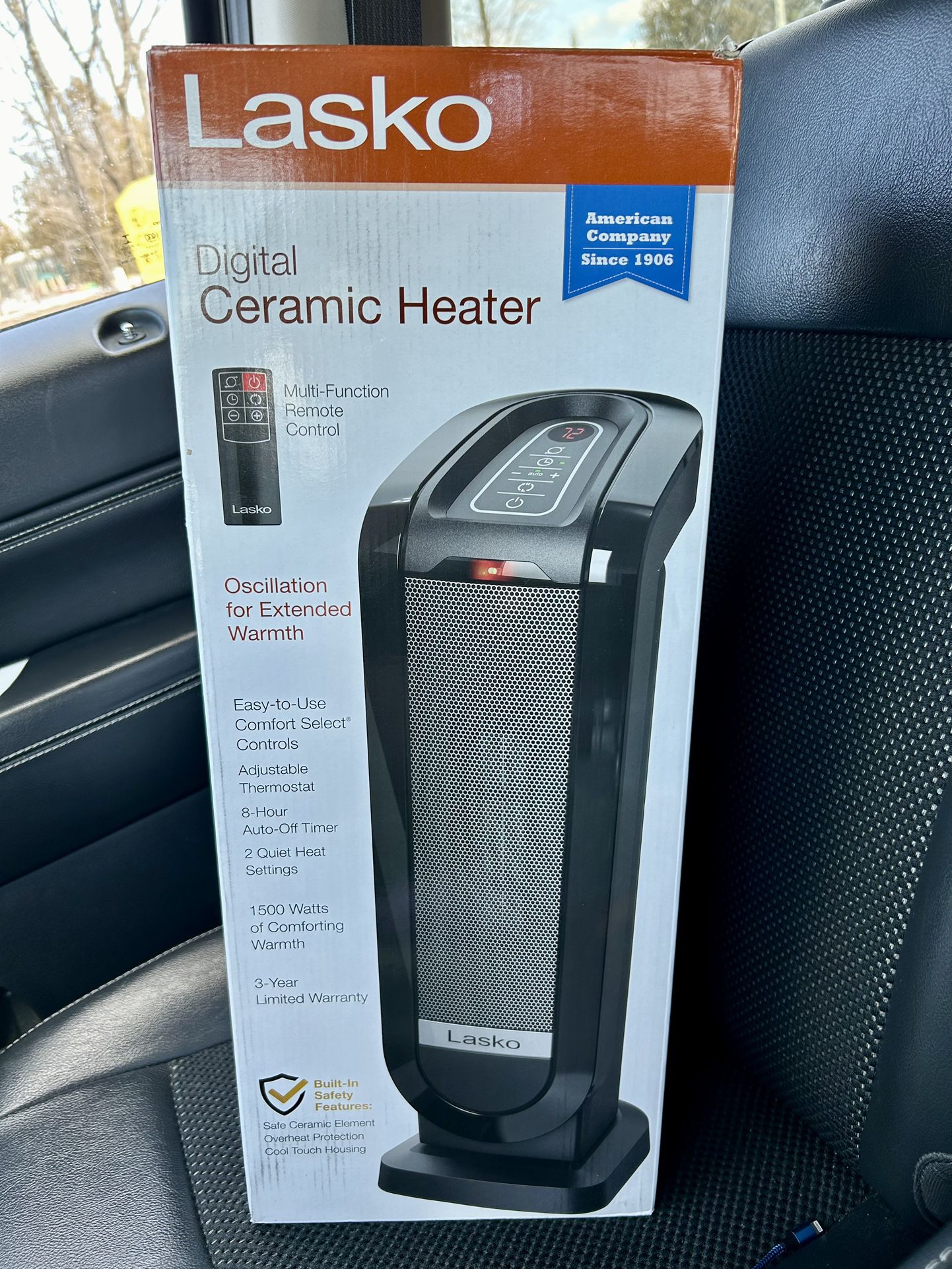 Electric Tower Oscillating Ceramic Space Heater 