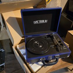 Victrola portable record player