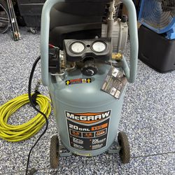 McGraw Air Compressor 20 gal 135 psi