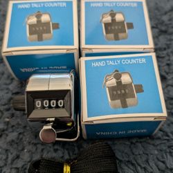 HAND TALLY COUNTER, 3 each