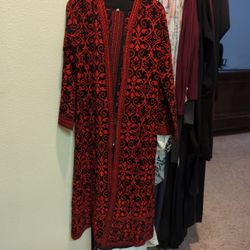 Red And Black Anaya For 8 To 10 Year Old  Girl 
