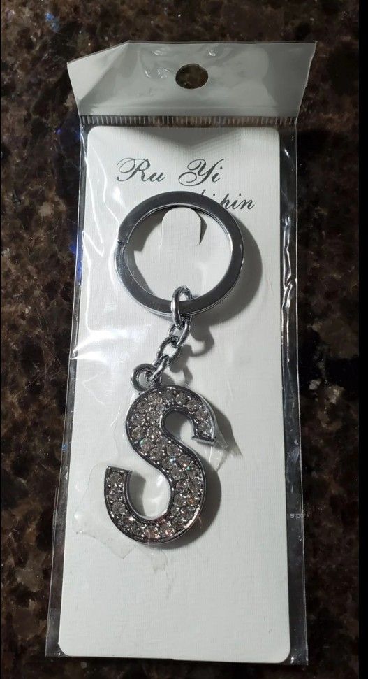 Letter S Keychain