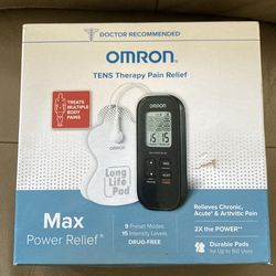 OMRON TENS Therapy Pain Relief  new open box