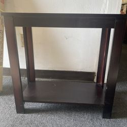 Wood Side Table
