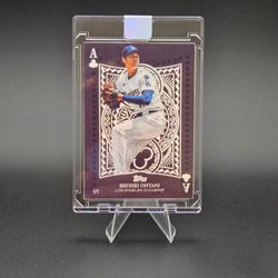 Shohei Ohtani 2026 Topps #AA-1 All Aces Refractor 1/1 (SSP) Reprint