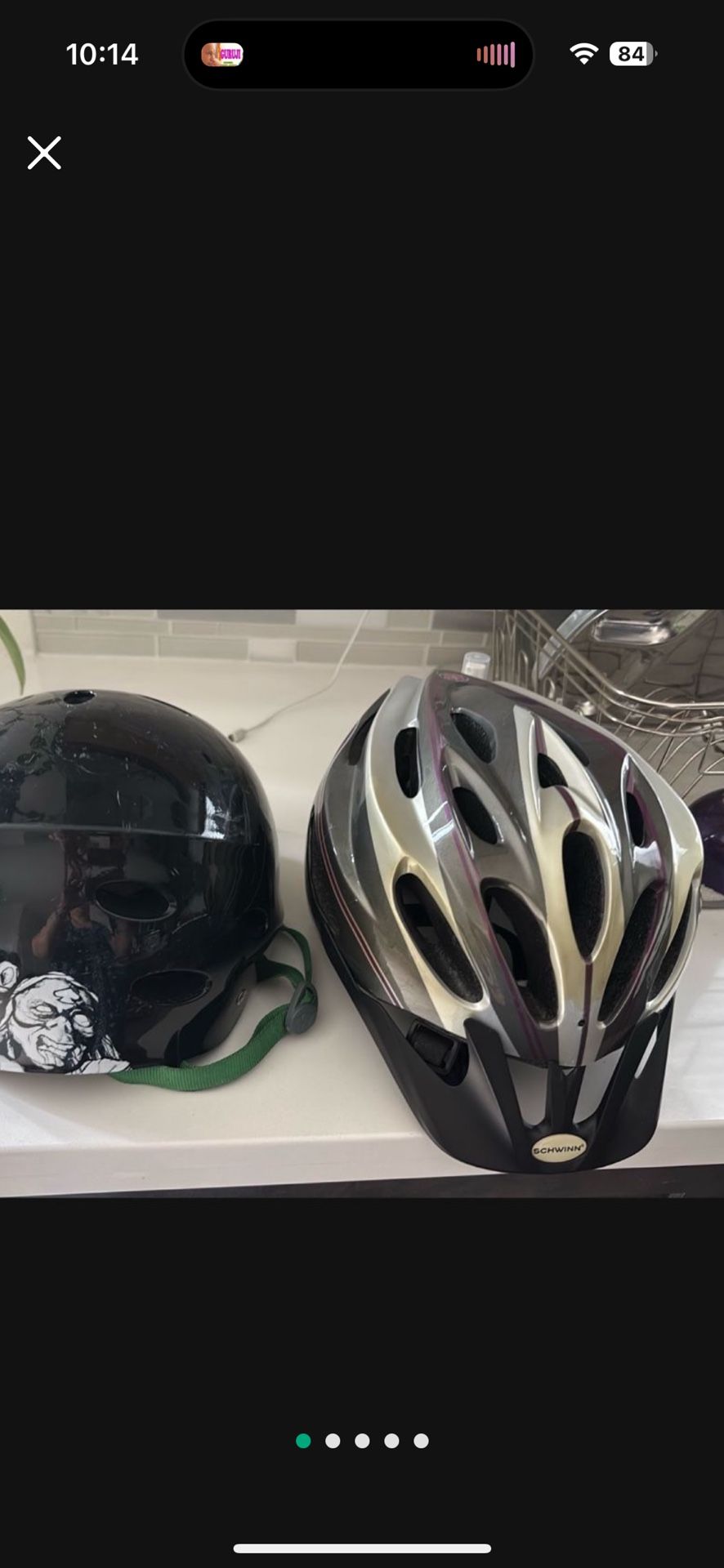 Both Helmets Together Only