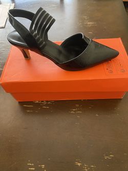 Black Thin Heels 