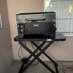 🥩 Cuisinart 8-in-1 Portable Pellet Grill, Table & Grill Cover Set: Smoke, BBQ, Grill, Roast, Sear, Braise, Bake & Char! 