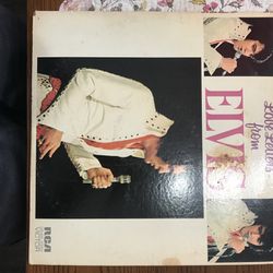 Original Vinyl Record “Love Letters From Elvis.” 