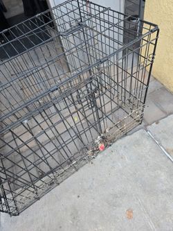 Large Black Wire Dog Crate
