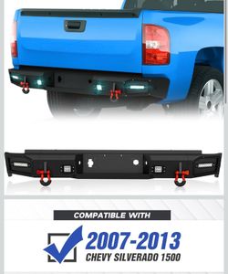 2007–2013 Chevy Silverado 1500 & GMC Sierra 1500 Pickup Truck Bumper