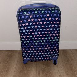Hardside Carry On Spinner Mini Heart Suitcase 