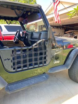 Jeep wrangler  cage doors w/ mirrors