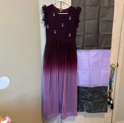 Size S Purple Ombré Maxi Dress