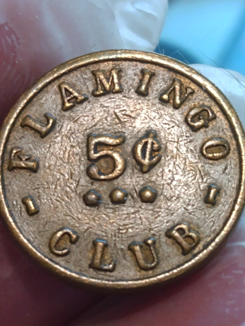 Flamingo Las Vegas 5 Cent Token Very Old $10 Henderson