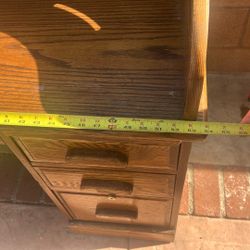 Wooden Rollup Desk
