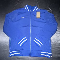 Nike Sideline Varsity Full Zip Bomber Jacket FJ9569-480 Blue Men’s Sz M New