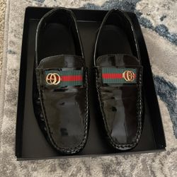 Black loafers 