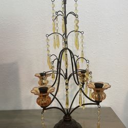 Z Galleria  Crystal Candle Holder 