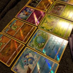 Pokemon Random Foil Reverse Single Cards, Lot Of 25