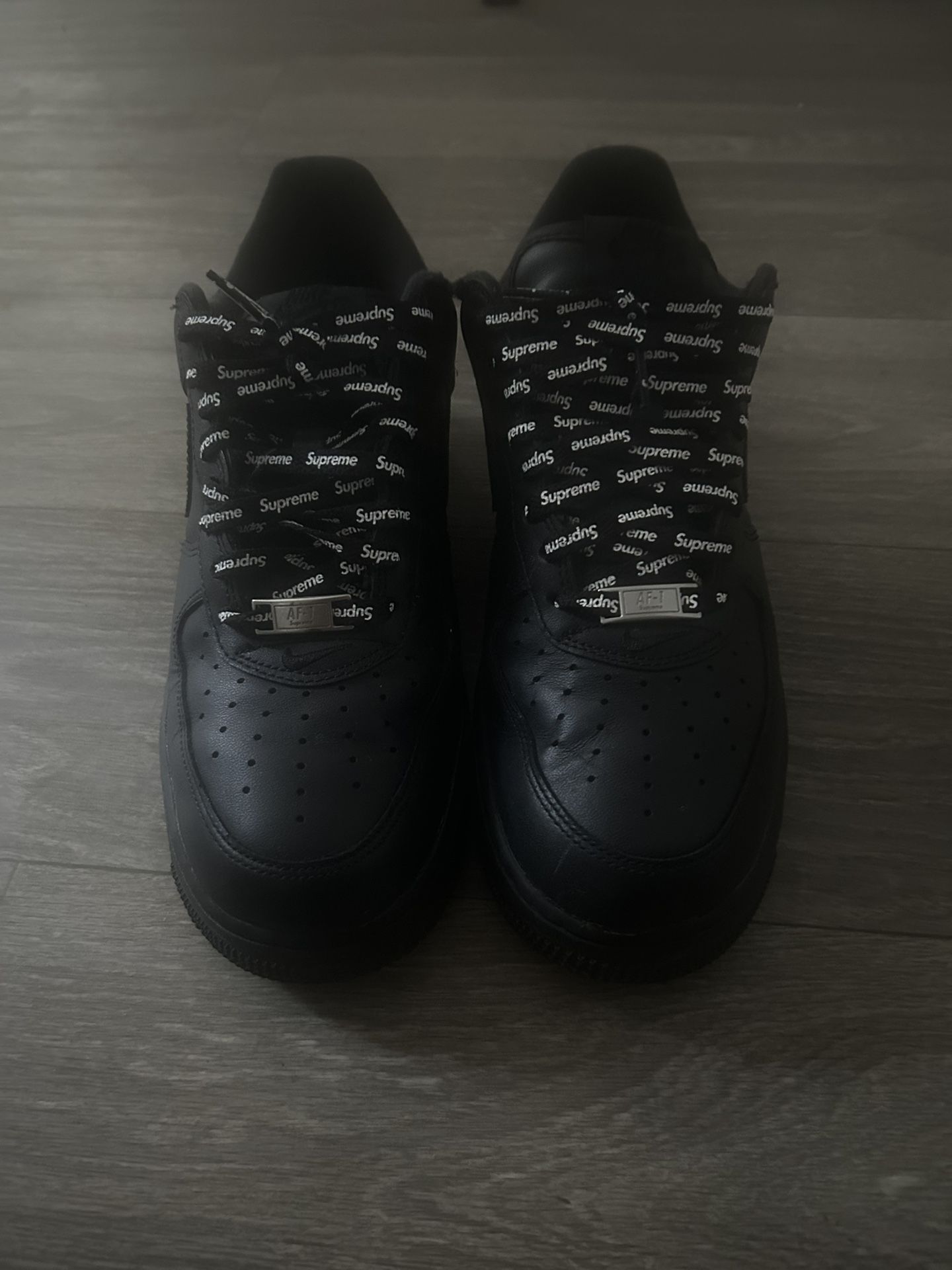 Supreme Black Af1
