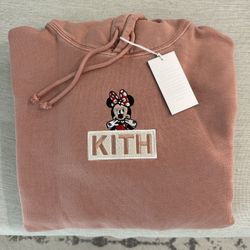 Kith x Disney Minnie Pink Hoodie Size Medium 