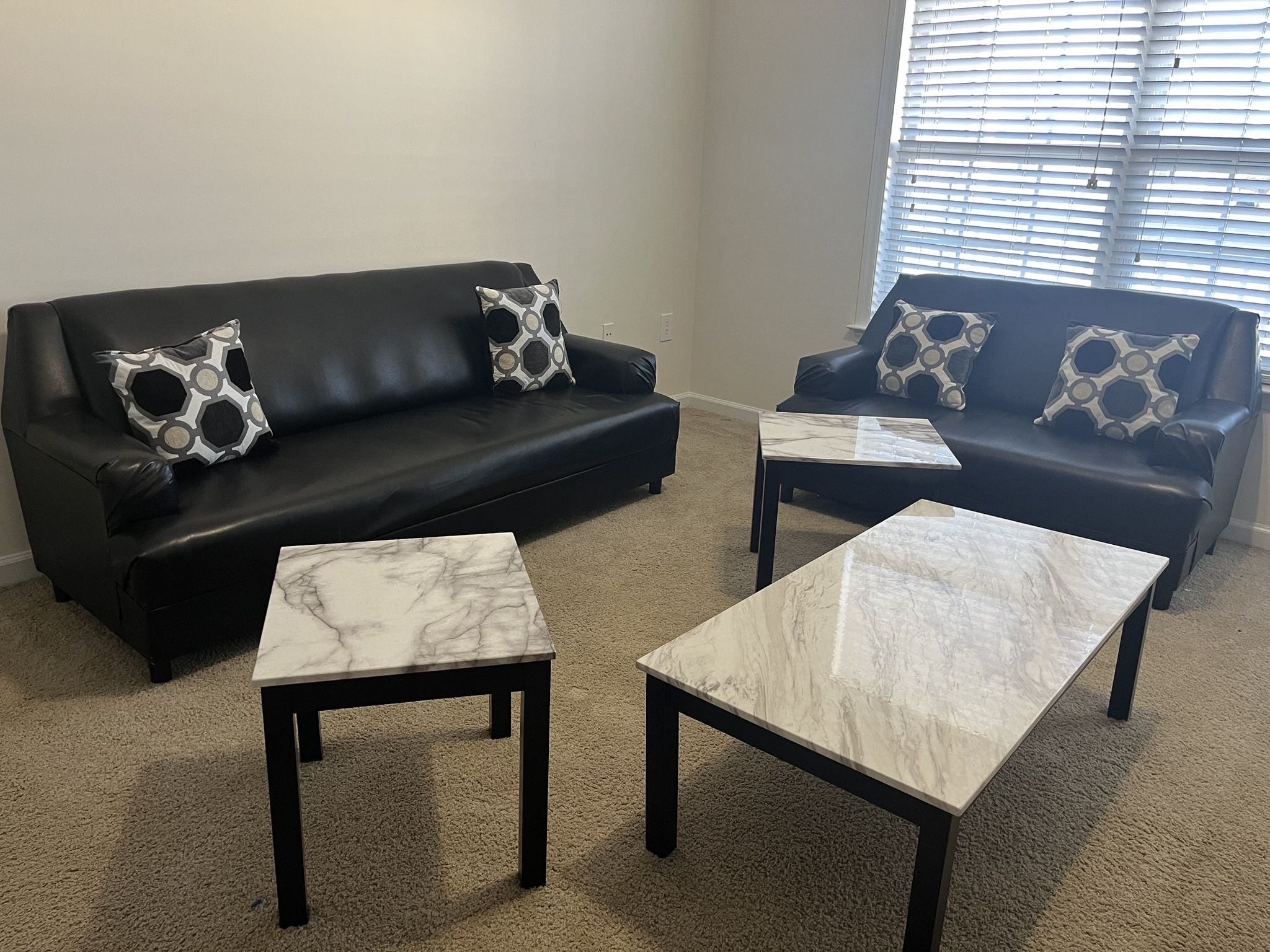 Black Leather Couch