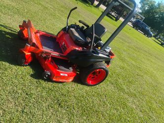 48"Cut Kobota Zero Turn mower runs cuts good 1950 cash firm read full description before asking