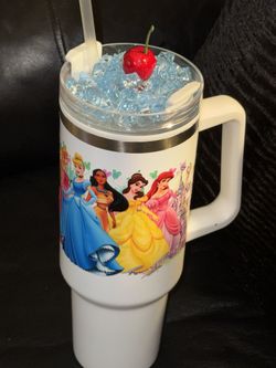 CUSTOM MADE DISNEY PRINCESS TUMBLER 