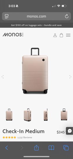 Brand new Monos Check-In Medium