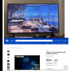 Toshiba TV Supports HDMI and 4K resolution 