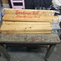 SAW HORSE KIT WITH 2"X4" LUMBER 