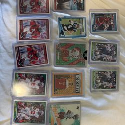 Football Card Lot. Rookie Cards.