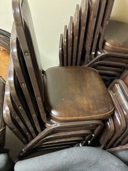 Brown chairs