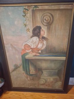 Linen painting