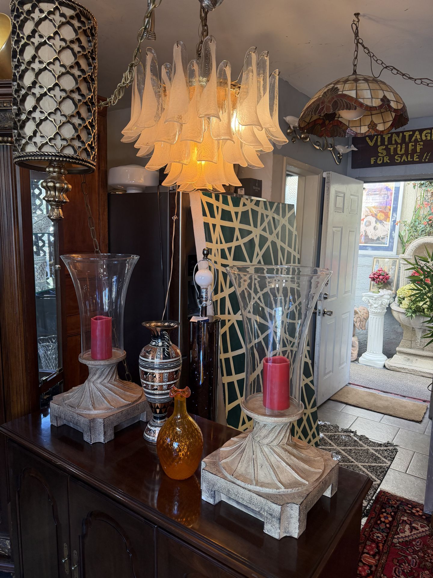 Large, beautiful decorative candleholders