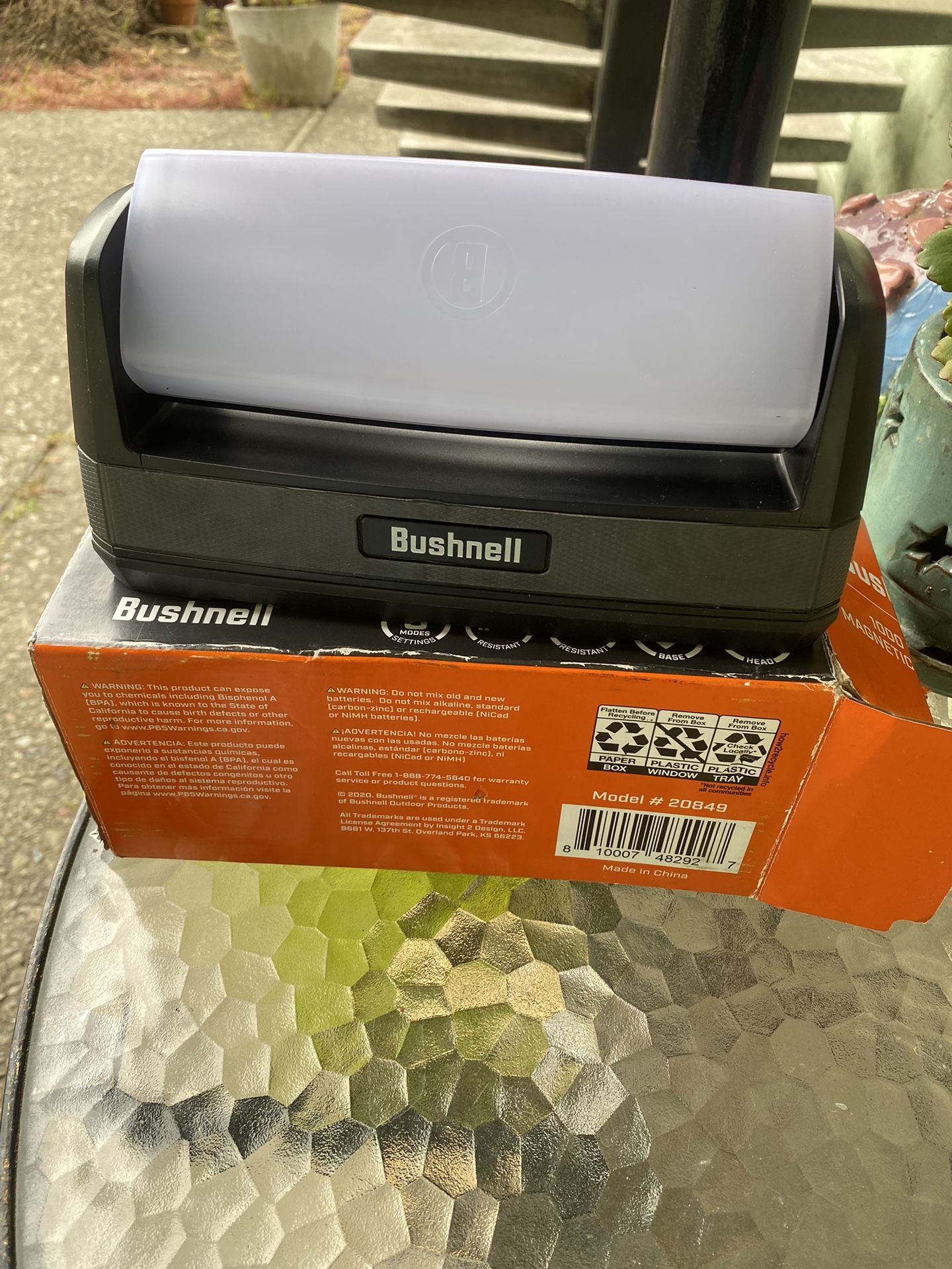 Bushnell Led Magnetic Area Light /Truck Bed Light 1000 Lumen