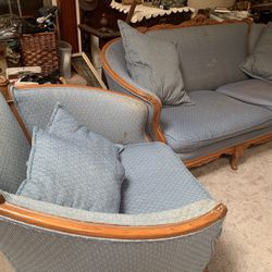 Antique Couch And Chair