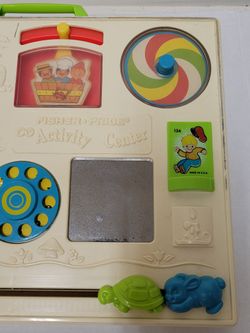 Vintage 1973 Fisher Price Activity Center Busy Box Baby Crib Toy Made in  USA for Sale in Atlanta, GA - OfferUp