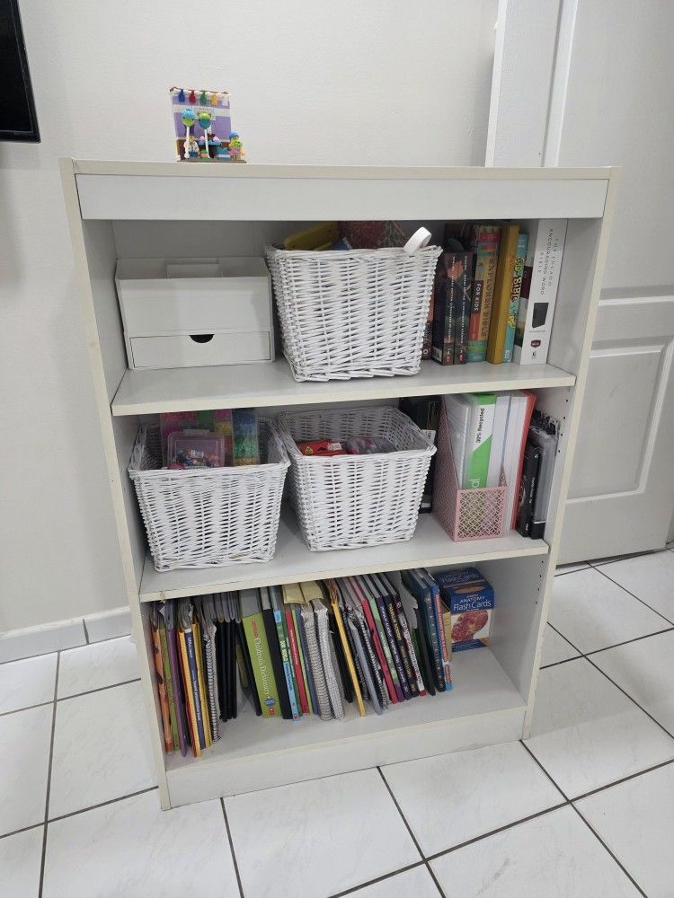 White Bookcase