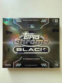 2026 Topps Chrome Black Baseball Hobby Box