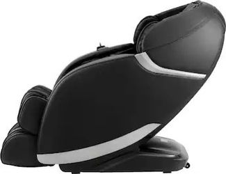 Insignia™ - 2D Zero Gravity Full Body Massage Chair - Black with silver trim