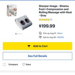 Sharper image Foot Massager 
