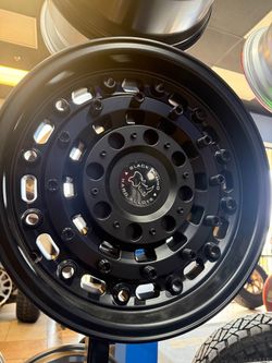On sale. Black rhino arsenal. 17” wheels & 33x12.50-17 tires for TRUCK JEEP SUV 5 6 8 lug (We Finance)