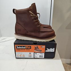 Timberlands Pro Soft Toe Work Boots Size 10